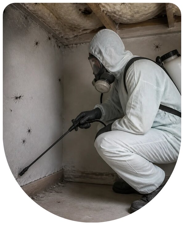 Профессиональное уничтожение пауков в Куйбышеве с гарантией